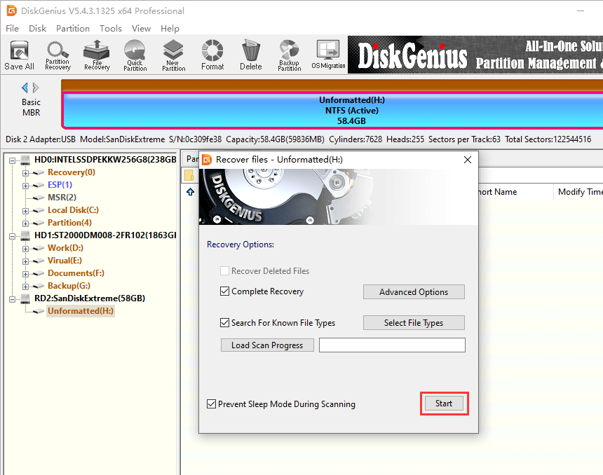 convert RAW to NTFS without losing data