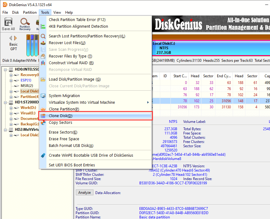 Clone Hard Drive to USB External Drive