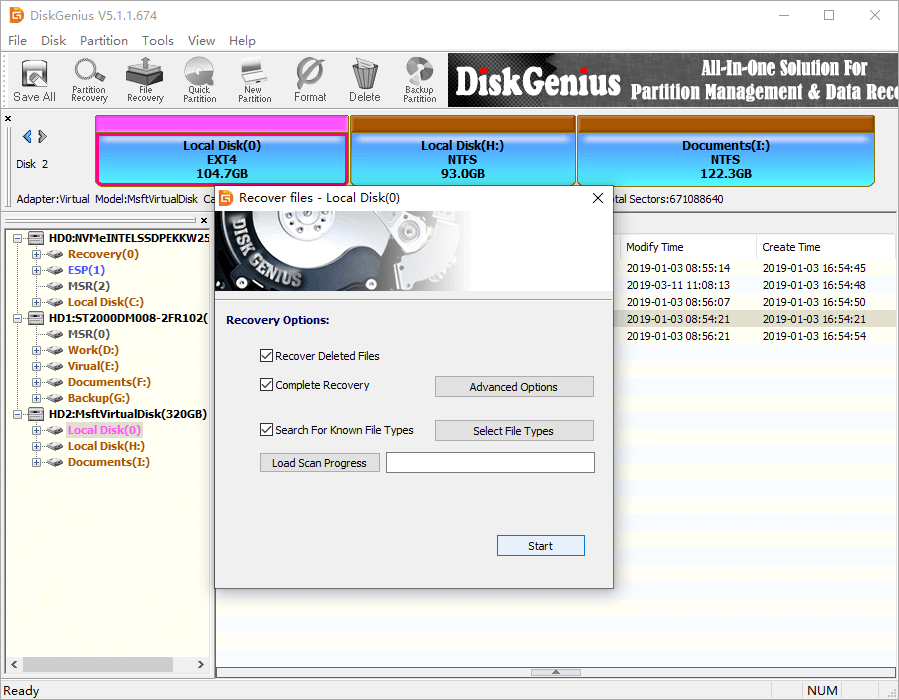 read EXT4 Windows