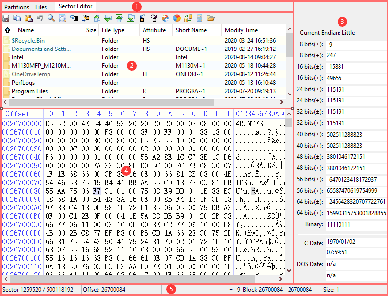 Brief Introduction of Sector Editor