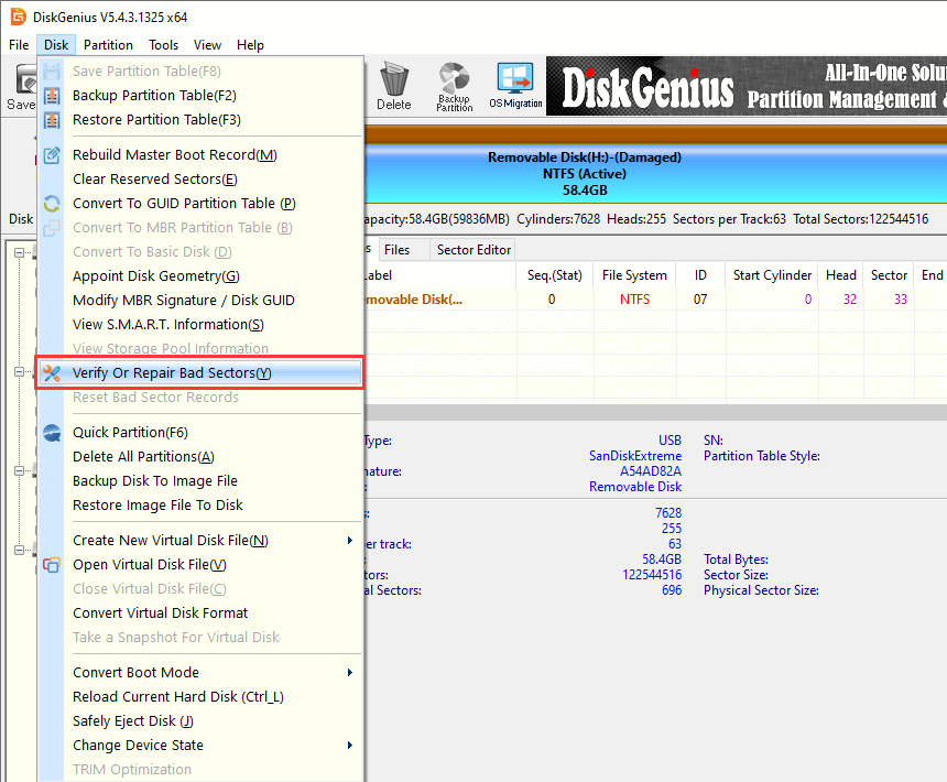 drive is not accessible the parameter is incorrect