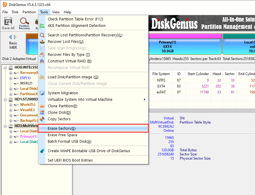 wipe hard drive windows 10